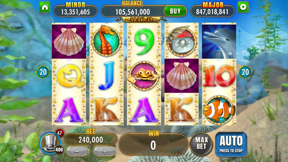 Dolphin's Dice — The Dolphin's Dice seabed reels