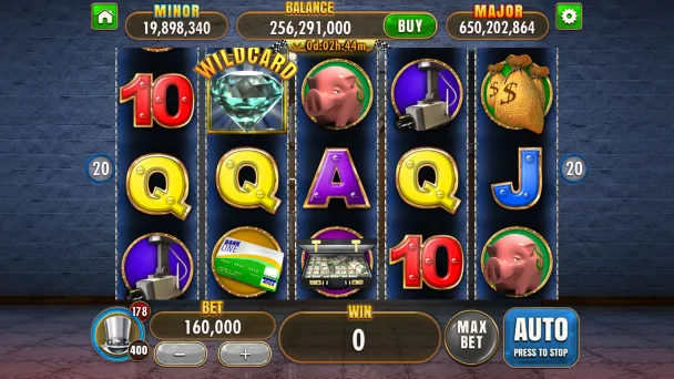 Golden Vault: five reels and 20 paylines