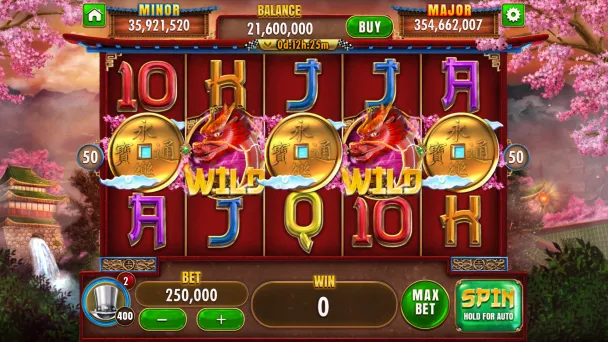 The Dragon Dollars temple-garden reels