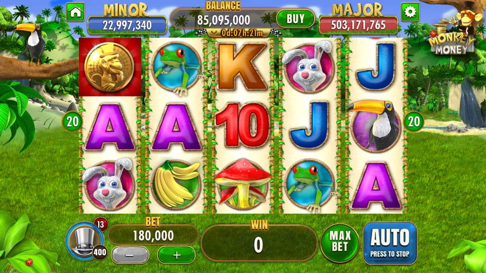 Monkey Money — The Monkey Money jungle reels