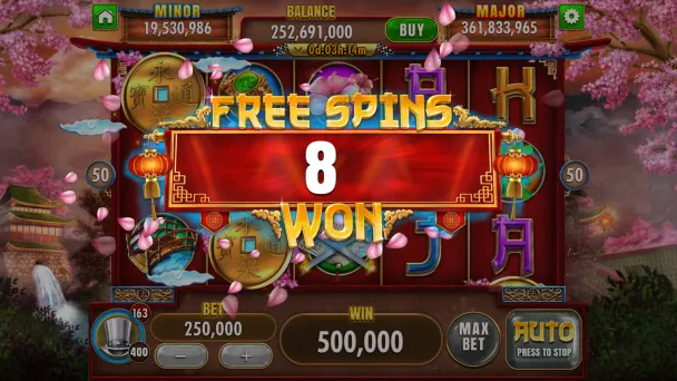The Free Spins award