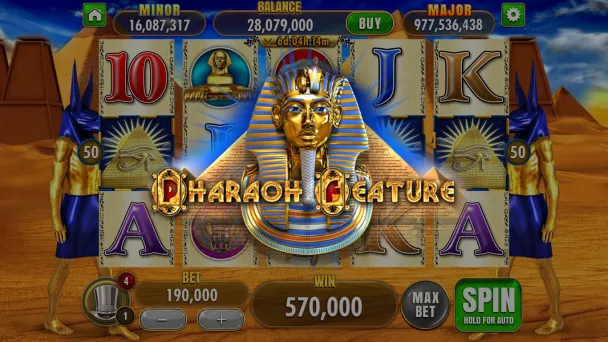 Scattered Pyramids on the reels