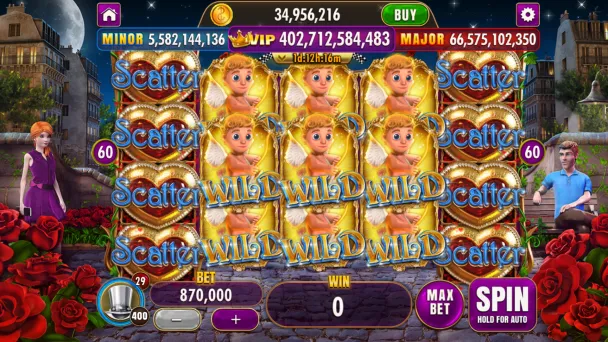 Mega Hearts in the VIP Room, with 60 paylines and a VIP Jackpot