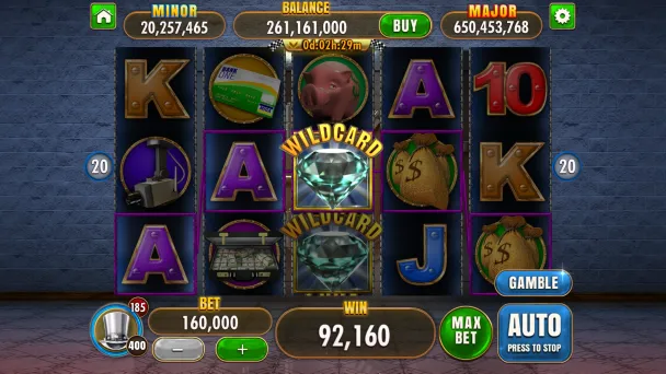 Diamond Wildcards in a winning combination